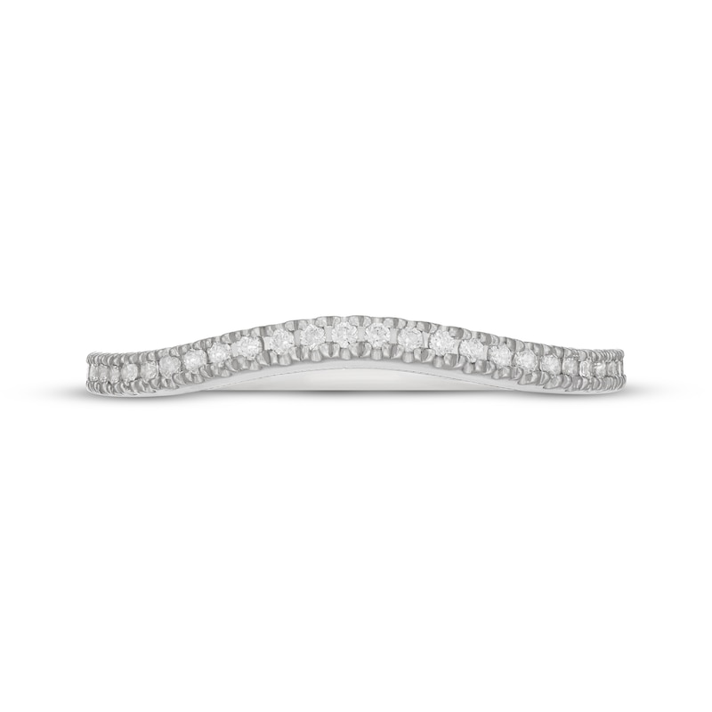 Main Image 3 of Neil Lane Diamond Contour Wedding Band 1/5 ct tw 14K White Gold