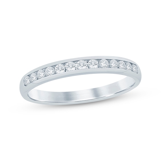 Now + Forever Diamond Anniversary Band 1/4 ct tw 14K White Gold