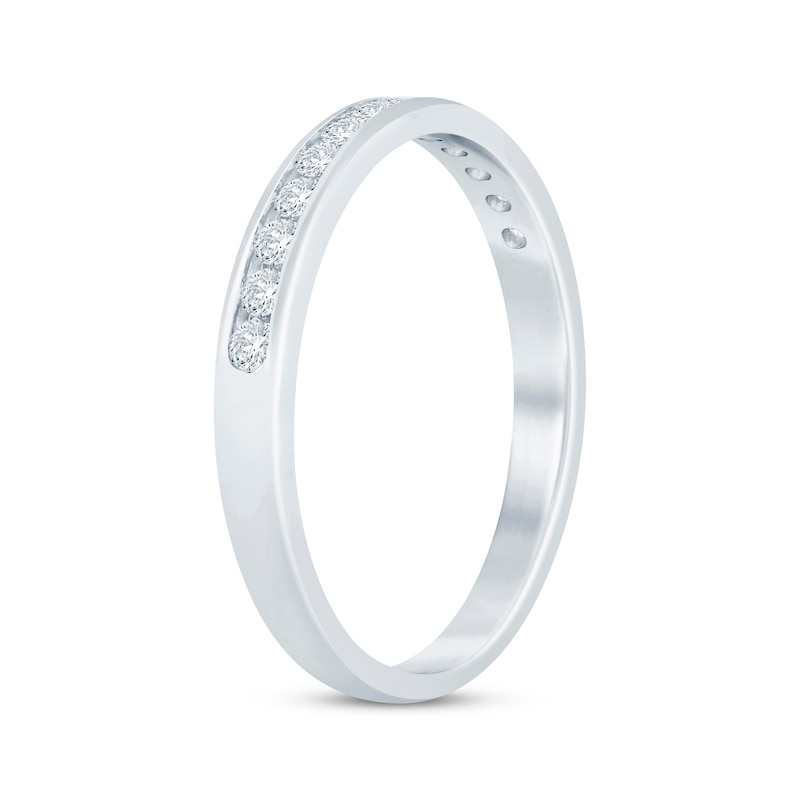 Main Image 2 of Now + Forever Diamond Anniversary Band 1/4 ct tw 14K White Gold