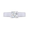 Thumbnail Image 2 of Round-Cut Diamond Solitaire Hidden Detail Engagement Ring 3/4 ct tw 14K White Gold (I/I1)