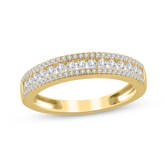 Diamond Anniversary Band 1/2 ct tw 14K Yellow Gold