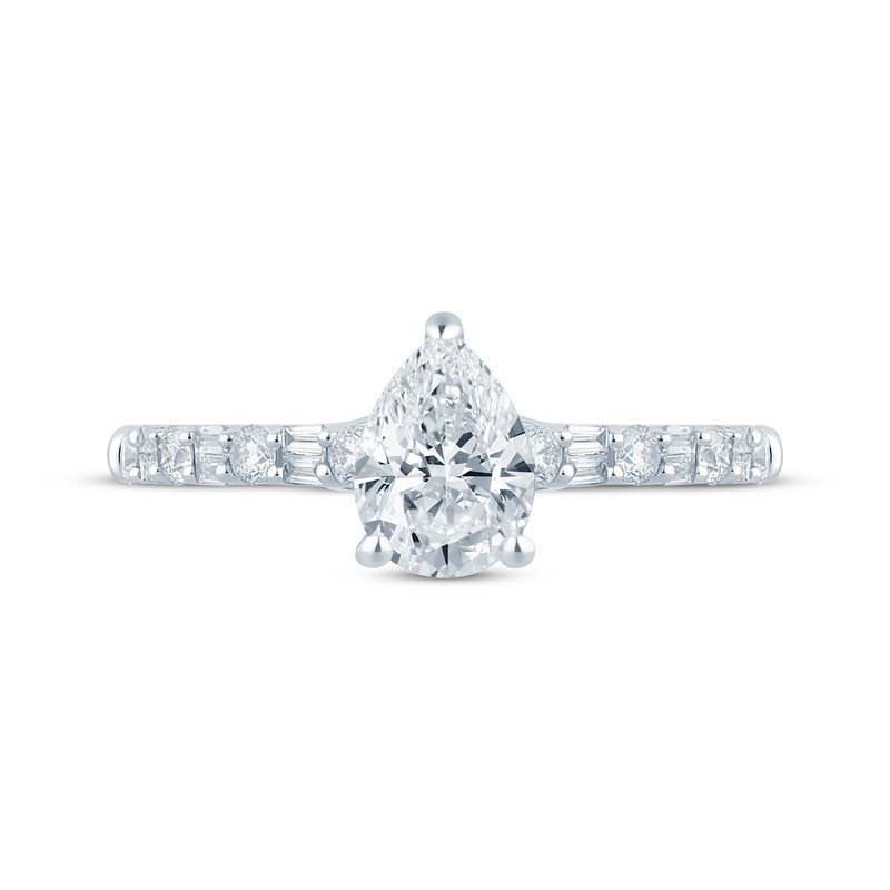 Main Image 2 of Now + Forever Pear-Shaped Diamond Engagement Ring 1-1/3 ct tw 14K White Gold