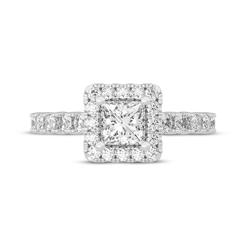 Main Image 3 of Now + Forever Lab-Grown Diamonds Princess-Cut Engagement Ring 2 ct tw 14K White Gold