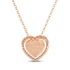 Thumbnail Image 3 of Godiva x Le Vian Ruby Heart Necklace 3/8 ct tw Diamonds 14K Strawberry Gold 19&quot;