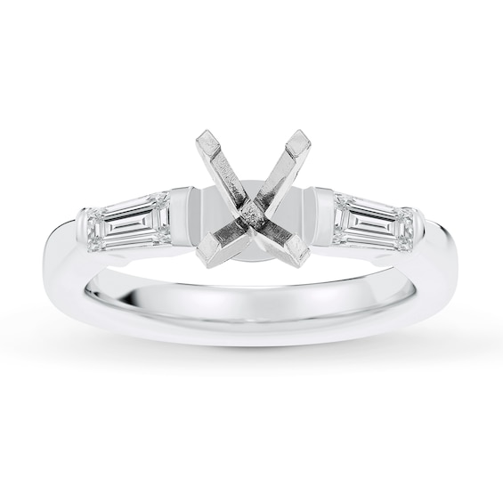 Now + Forever Lab-Grown Diamonds Engagement Ring Setting 1/3 ct tw 14K White Gold