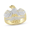 Thumbnail Image 1 of Men's Diamond Eagle Ring 3/4 ct tw 10K Yellow Gold