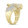 Thumbnail Image 2 of Men's Diamond Eagle Ring 3/4 ct tw 10K Yellow Gold
