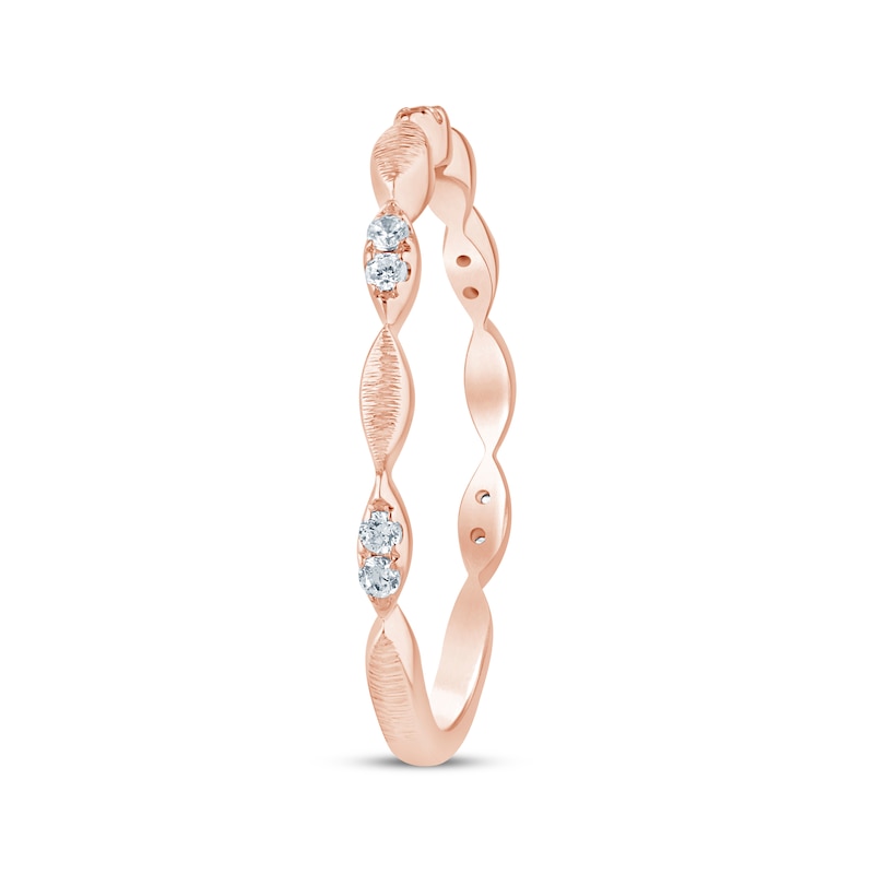 Main Image 2 of Now + Forever Diamond Anniversary Ring 1/10 ct tw 10K Rose Gold