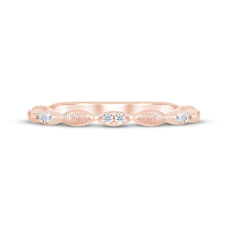 Main Image 3 of Now + Forever Diamond Anniversary Ring 1/10 ct tw 10K Rose Gold