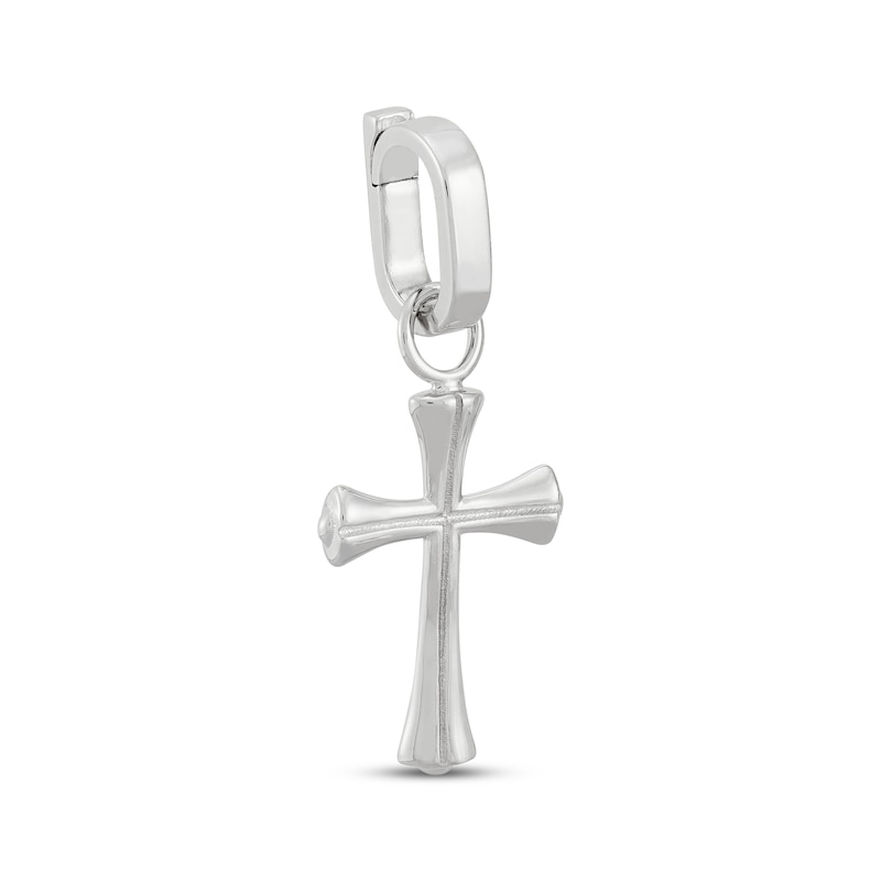 Main Image 2 of Charmed Memories Flared Cross Charm Sterling Silver
