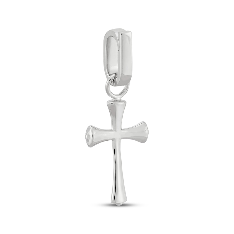 Main Image 4 of Charmed Memories Flared Cross Charm Sterling Silver