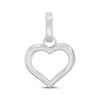 Thumbnail Image 1 of Charmed Memories Heart Outline Charm Sterling Silver