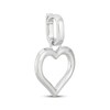 Thumbnail Image 2 of Charmed Memories Heart Outline Charm Sterling Silver