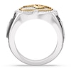 Thumbnail Image 2 of True Fans Jacksonville Jaguars Championship Ring Sterling Silver & 10K Yellow Gold Ring