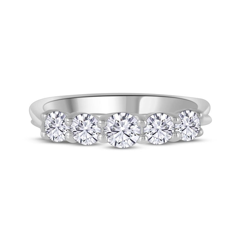 Main Image 3 of Now + Forever Diamond Graduated Anniversary Ring 1 ct tw 14K White Gold