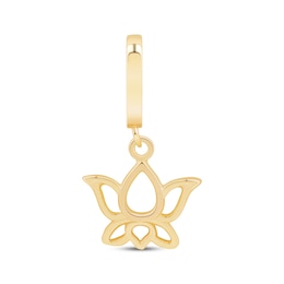 Charmed Memories Lotus Charm 10K Yellow Gold
