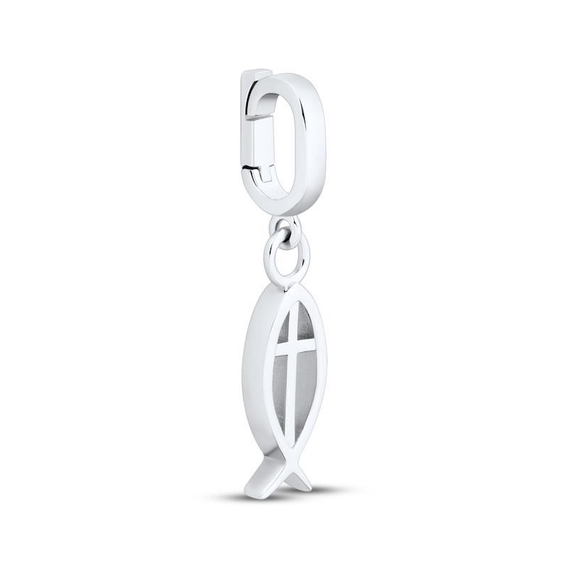 Main Image 2 of Charmed Memories Ichthys Charm Sterling Silver