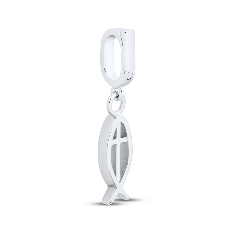 Main Image 3 of Charmed Memories Ichthys Charm Sterling Silver