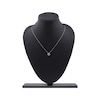Thumbnail Image 5 of Diamond Pavé Star Necklace 1/10 ct tw 10K White Gold 18"