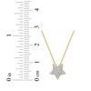 Thumbnail Image 5 of Diamond Pavé Star Necklace 1/10 ct tw 10K Yellow Gold 18&quot;