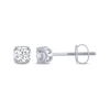 Thumbnail Image 3 of THE LEO Legacy Lab-Grown Diamond Round-Cut Solitaire Stud Earrings 1/2 ct tw 14K White Gold (F/VS2)