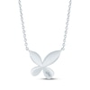 Thumbnail Image 3 of Monique Lhuillier Bliss Lab-Grown Diamond Accent Butterfly Necklace Platinum-Plated Sterling Silver 18"