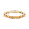 Thumbnail Image 3 of STUDIO BY KAY Citrine Eternity Ring 24K Yellow Gold Vermeil Sterling Silver
