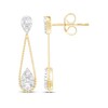 Thumbnail Image 1 of KAY Lab-Grown Diamonds Double Teardrop Dangle Earrings 1/2 ct tw 10K Yellow Gold