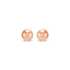 Thumbnail Image 2 of Ball Stud Earrings 14K Rose Gold 3mm