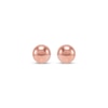 Thumbnail Image 2 of Half-Ball Stud Earrings 14K Rose Gold 4mm