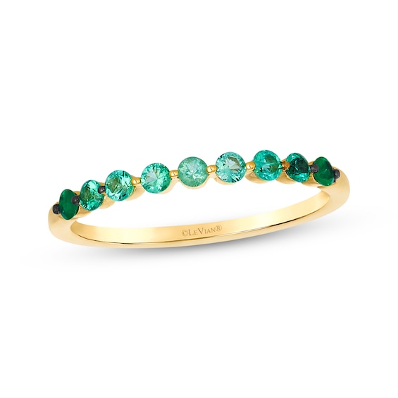 Le Vian Emerald Ombré Ring 14K Honey Gold