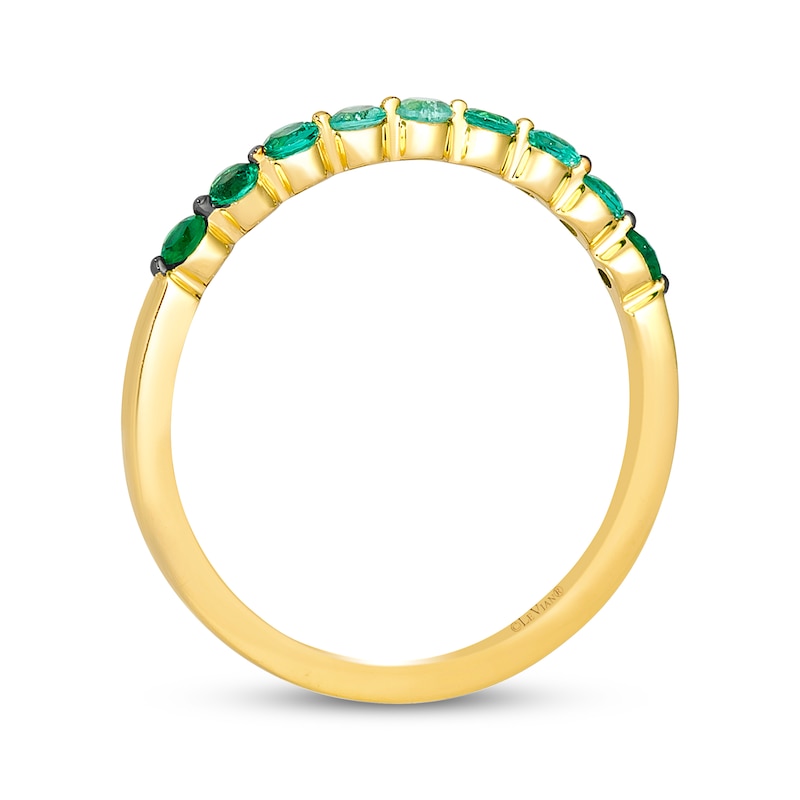 Main Image 3 of Le Vian Emerald Ombré Ring 14K Honey Gold
