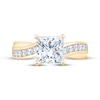 Thumbnail Image 3 of Now + Forever Lab-Grown Diamonds Princess-Cut Engagement Ring 2-1/2 ct tw 14K Yellow Gold