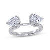 Thumbnail Image 1 of Now + Forever Lab-Grown Diamonds Pear-Shaped Enhancer Ring  1 ct tw 14K White Gold