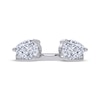 Thumbnail Image 4 of Now + Forever Lab-Grown Diamonds Pear-Shaped Enhancer Ring  1 ct tw 14K White Gold
