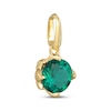 Thumbnail Image 2 of STUDIO BY KAY Lab-Created Emerald Charm 24K Yellow Gold Vermeil Sterling Silver