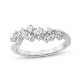 JOUJE Collection Lab-Grown Diamond Scatter Ring 1/2 ct tw 10K White Gold