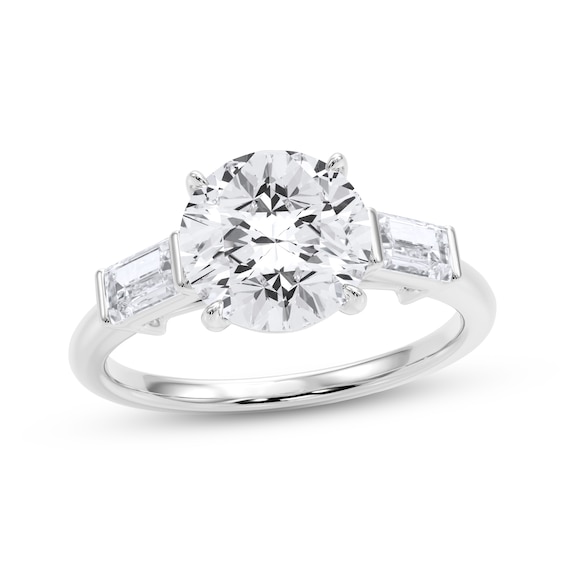 Now + Forever Lab-Grown Diamonds Certified Round-Cut Engagement Ring 2-1/3 ct tw 14K White Gold