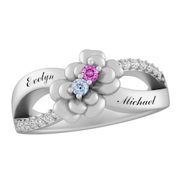 Custom Cute Couple Promise Rings Set for Two – Loforay