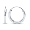 Thumbnail Image 1 of Hoop Earrings 14K White Gold