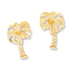 Thumbnail Image 0 of Palm Tree Earrings 14K Yellow Gold
