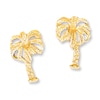 Thumbnail Image 1 of Palm Tree Earrings 14K Yellow Gold