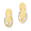 Thumbnail Image 1 of Flip-Flop Earrings 14K Yellow Gold