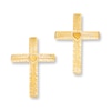 Thumbnail Image 0 of Cross Earrings 14K Yellow Gold