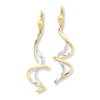 Thumbnail Image 0 of Dangle Earrings 14K Two-Tone Gold