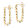 Thumbnail Image 1 of Rope Earrings 14K Yellow Gold