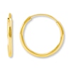 Thumbnail Image 1 of Hoop Earrings 14K Yellow Gold