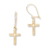 Thumbnail Image 0 of Cross Earrings 14K Yellow Gold