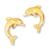 Thumbnail Image 1 of Dolphin Earrings 14K Yellow Gold