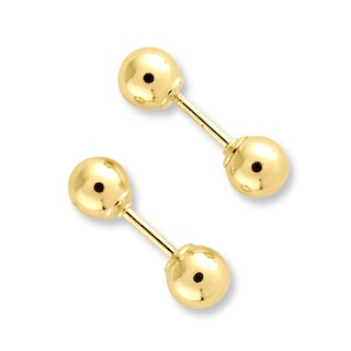 Reversible Ball Earrings 14K Yellow Gold | Kay
